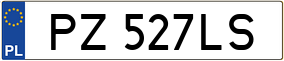 Truck License Plate
